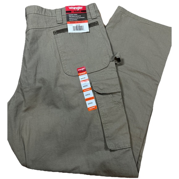 Wrangler Riggs‎ Workwear Ripstop Ranger Relaxed FIT Pants Mens 42x32 - Picture 3 of 9